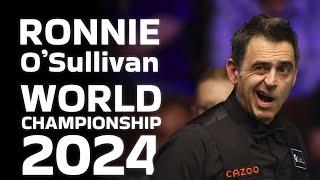 He wowed everyone in the arena with his performance! Ronnie O'Sullivan! World Championship 2024