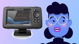 Lowrance Hook Reveal 5 Inch Fish Finders with Transducer P... - Review