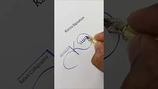 K Sign | Signature | how to sign k | K Signature style | Letter K Sign #signature #shorts