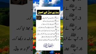 pyare nabi (SAW) k asool #motivation #islamicinformation