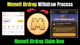 Memefi Airdrop Withdraw Process | Memefi Airdrop Claim Now |