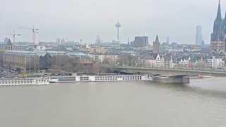 Auf  dem Riesenrad in Köln   منظر جميل من عجلة فيريس في كولونيا