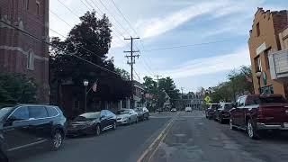 Driving  from East Stroudsburg to Milford, Pennsylvania