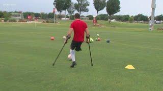 Back from the World Cup, the U.S. Men's Amputee Soccer Team trains in Frisco