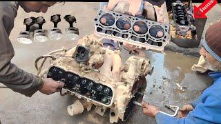 3y engine toyota repair || Rebuild Toyota 3y 4 cylinder engine repair in Pakistan