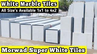 White Marble Tiles | Cut Size Marble Price | Marble Cut Piece Floor Design | Call- 9530303038