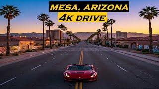 Mesa, Arizona | 4k Driving Tour | Dashcam