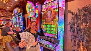 We Played The NEWEST Slot Machine In All Of Las Vegas! (Prepare For A MULTITUDE Of Bonuses)