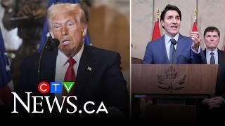 'This is a very dumb thing to do' | Tough words from Trudeau to Trump over trade war