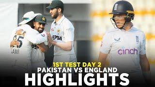 Full Highlights | Pakistan vs England | 1st Test Day 2, 2024 | PCB | M3G1K