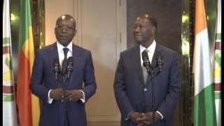 Présidence : Audience du Président de la République avec le Président du Bénin