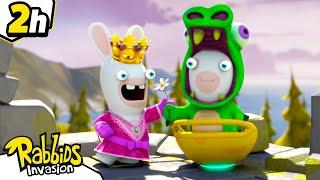 Rabbids in disguise!  | RABBIDS INVASION  | 2H Compilation | Cartoon for kids