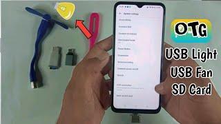 Oppo A17 OTG Test | Usb Fan Test | Usb Light Test | SD Card Test | Otg Test | WaleedBizz