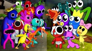 New Rainbow Friends Vs New Baby Rainbow Friends  Friday Night Funkin' (Roblox Rainbow Friends)