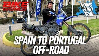 1000km SPAIN TO PORTUGAL TRANS EURO TRAIL ON YAMAHA TENERE.