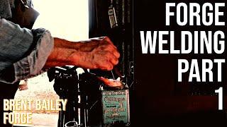 Blacksmithing- Forge Welding with Brent Bailey Part 1- Forging at the Anvil- Basics of Forge Welding