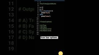 Python Quiz 31: operators Quiz | Can You Guess the Output of this Python Code? | Python MCQs