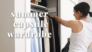 Building my summer capsule wardrobe | 20 items, minimal style (2023)