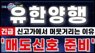 [유한양행 주가분석] "9월20일 마감속보. 신한 대량매수세 유입. 신고가에서 머뭇거리는 이유" 반드시 알고가세요. 월요일 대응준비 #유한양행 #유한양행분석 #유한양행주가전망