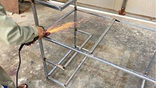 DIY - Work Desk // Steel Pipe Study Table // New Design !!