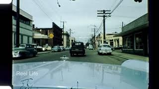 1958 A drive north on Highway 97 into Vernon, BC