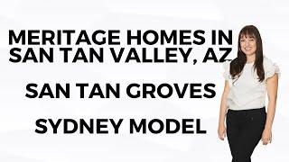 San Tan Groves by Meritage Homes in San Tan Valley, AZ- Sydney Model New Build