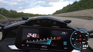 BMW K1600GT GPS Beschleunigung 0-Topspeed