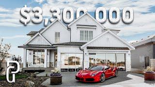 Inside a $3,300,000 modern home in Edmonton, Canada!! | Propertygrams mansion house Tour