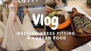 VLOG | Wedding dress fitting in Korea ‍ + vegan Korean food