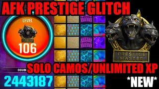 *NEW* AFK PRESTIGE GLITCH BO6! SOLO CAMO/UNLIMITED XP GLITCH BO6! BO6 GLITCHES! BO6 ZOMBIES GLITCH!