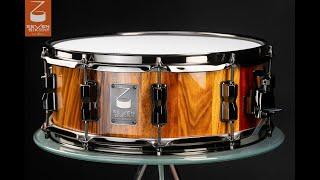 Seven Six Drum Company's 5.5x14" Multiple Exotic Hardwood Species Handcrafted Custom Snare Drum