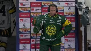 Marcus Nilsson intervju efter första perioden | IF Björklöven - Västerås IK | 2024-09-20