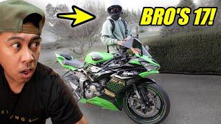 17 YEAR OLD BUYS HIS DREAM BIKE | KAWASAKI NINJA ZX6-R