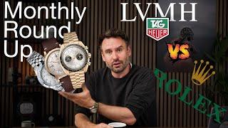 WATCH NEWS: Rolex vs TAG, New Omega, New GMT