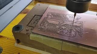 PlanetCNC - Milling and drilling PCBs with TNG - example.