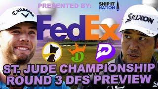 Fedex St Jude Round 3 DFS Preview + Live chat: Draftkings Showdown, Top Underdog + Prize Picks Props