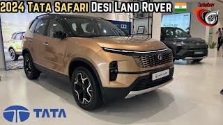 Tata Safari Accomplished Plus Dual Tone 2024 Walk-around: 6-Seater Luxury SUV Tour!