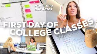 first day of college classes! *VLOG*