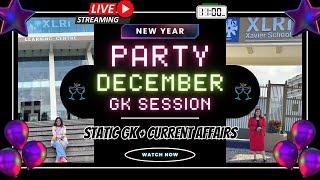 Important Current Affairs & Static GK of December 2024|GK Live Study Session 14 for XAT| XGMT| CMAT