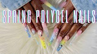 SPRING POLYGEL NAILS | TRIPLE OMBRÉ USING POLYGEL | MISS NAILOLOGY