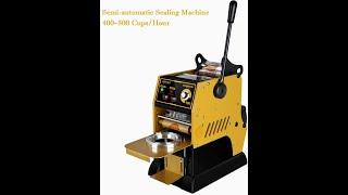 how to assemble and use the Semi-Automatic Cup Sealing Machine