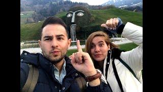 Ibra and Nora in Innsbruck - انسبروك ! our first couple adventure video on youtube ! - cold water