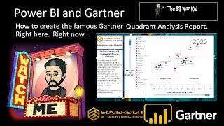 Power BI development: How to create the Gartner analysis report using Power BI , from scratch.