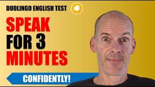 Can You REALLY Speak For 3 Minutes? Duolingo English Test