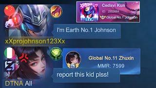 PRANK EARTH NO. 1 JOHNSON!!(Then showing my real badge)