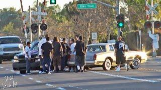 Lowriders vs Takuaches! Disagreement in the Street