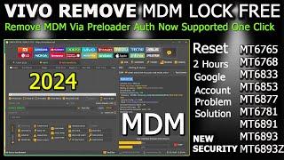 Vivo All MDM Lock Remove  UnlockTool | New Update By UnlockTool One Click Done MDM Lock