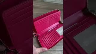 Обзор 32T2SJ6T3B Кошелек женский Michael Kors Jet Set Travel Monogram Continental Wallet Распаковка