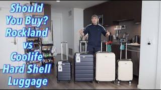 Should You Buy? Rockland vs Coolife Hard Shell Luggage