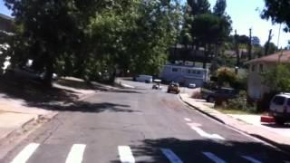 Golf Cart on steep hill heading to main street with no brakes !! (Prank on whole neighborhood)